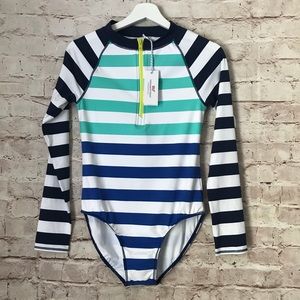 VINEYARD VINES One-Piece Rash Guard Bathing Suit